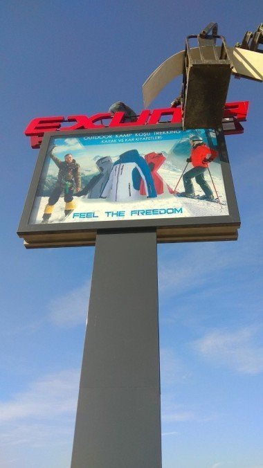 7 m2 Fixed Poster Megalight - 1