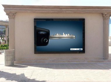 7 m2 Wall Mounted Fixed Poster Megalight - 1