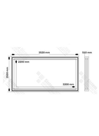 7 m2 Wall Mounted Scrolling Poster Megalight - 1
