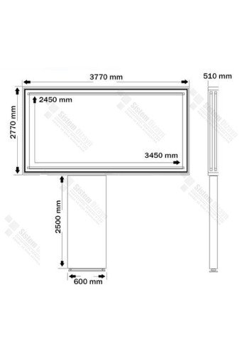 9 m2 Fixed Poster Megalight - 1