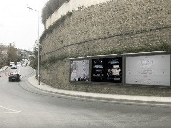 Wall Mounted Fixed Billboard