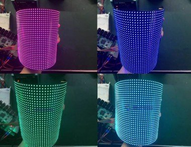 3D Flexible LED Mesh