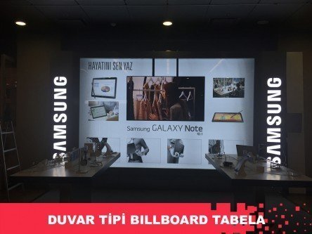 Duvar Tipi Billboard Tabela