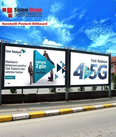 Hareketli Posterli Billboard